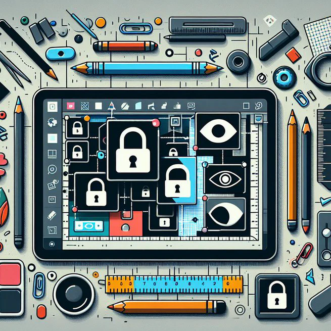 Locking and Hiding a Layer